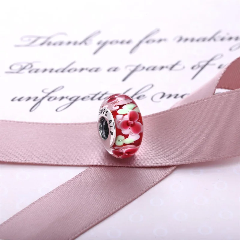(imagem para) Charm PANDORA Murano Jardim de Flores - 791652 - Visualizar 3