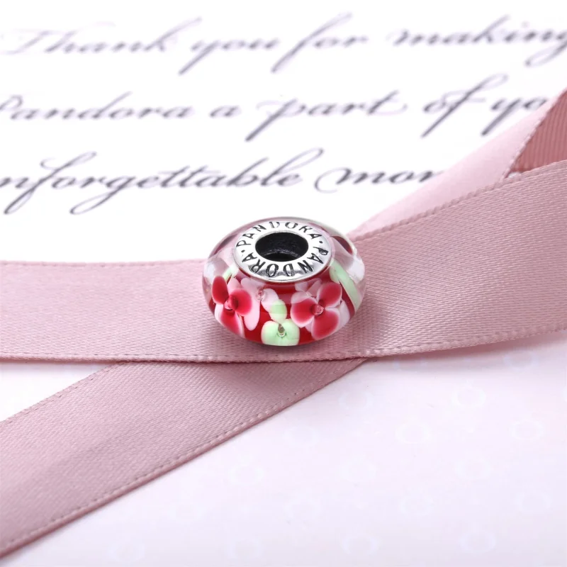(imagem para) Charm PANDORA Murano Jardim de Flores - 791652 - Visualizar 4