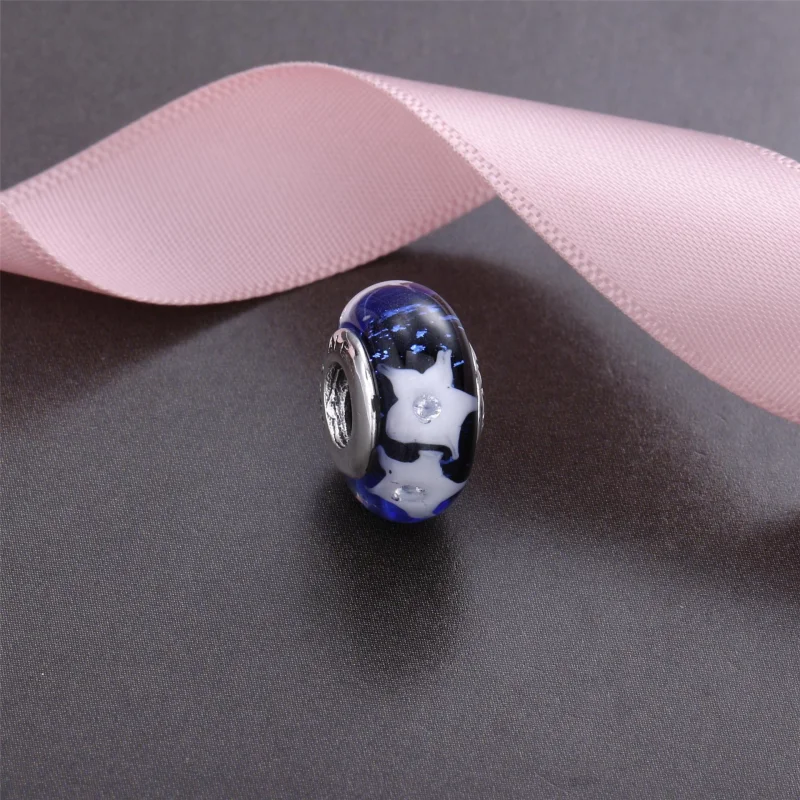 (imagem para) Charm PANDORA Murano Noite Estrelada - 791662CZ - Visualizar 2