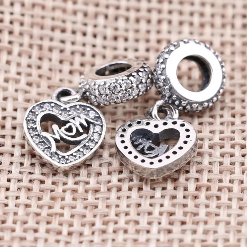 (imagem para) Charm PANDORA Orgulho de Mãe - 791521CZ - Visualizar 2