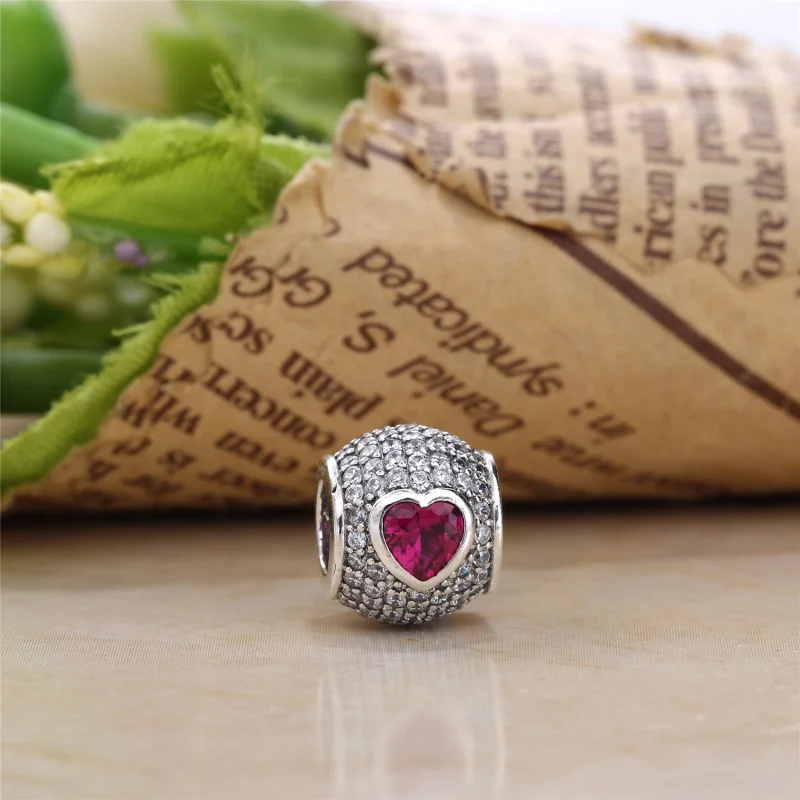 (imagem para) Charm PANDORA Pavê Coração Carinhoso - 791815CZS - Visualizar 4