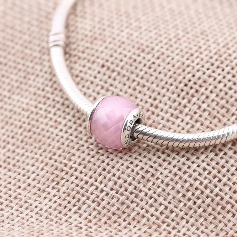 (imagem para) Charm PANDORA Petit Facetado Rosa - 791499PCZ - Visualizar 2