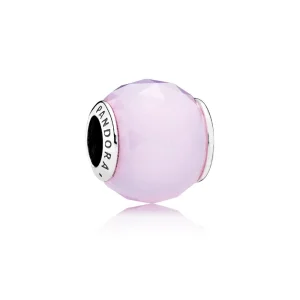 Charm PANDORA Petit Facetado Rosa Opalescente - 791722NOP (imagem para) Charm PANDORA Petit Facetado Rosa Opalescente - 791722NOP