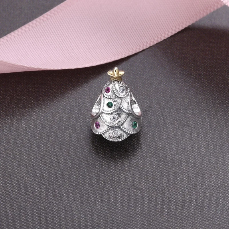 (imagem para) Charm PANDORA Pinheirinho de Natal - 791999CZRMX - Visualizar 2