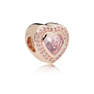 Charm PANDORA Rose™ Amor Brilhante - 787608NPM (imagem para) Charm PANDORA Rose™ Amor Brilhante - 787608NPM