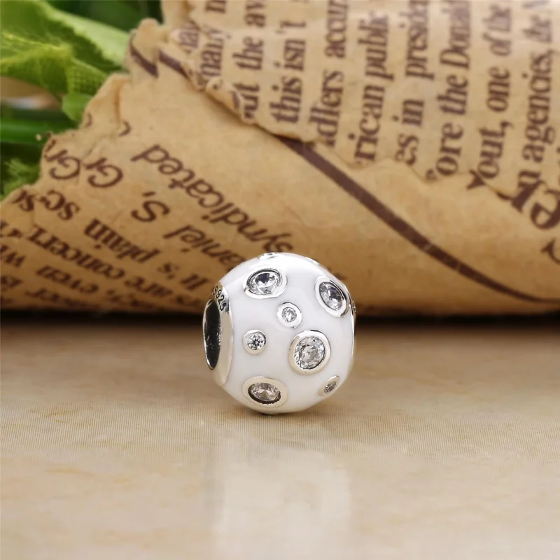 (imagem para) Charm PANDORA Sonhos Luminosos Branco - 797033EN23 - Visualizar 2