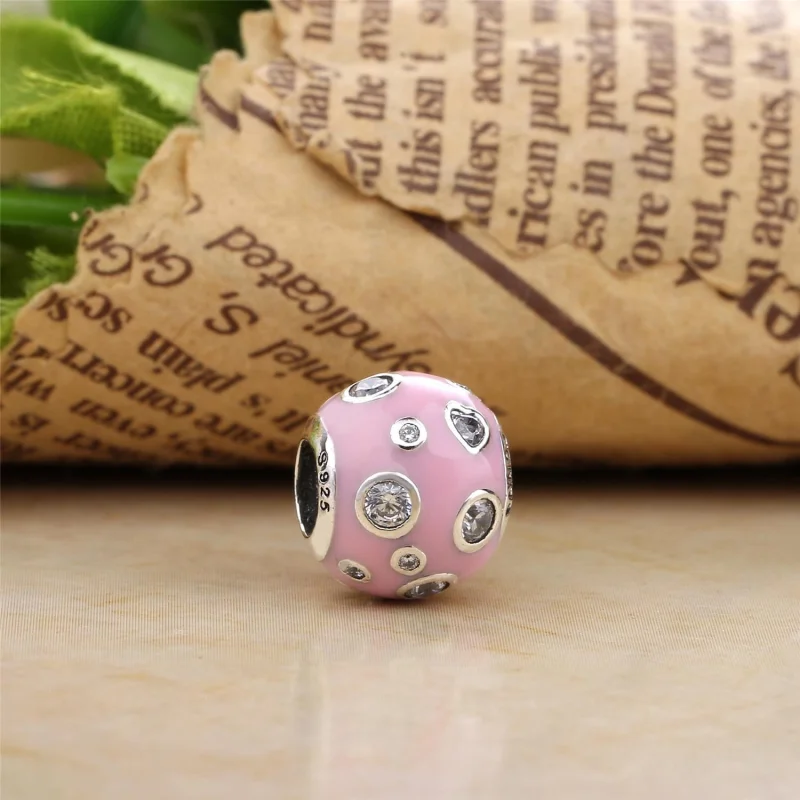(imagem para) Charm PANDORA Sonhos Luminosos Rosa - 797033EN153 - Visualizar 2