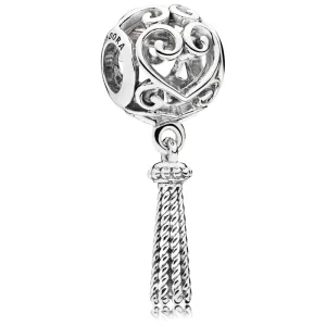 (imagem para) Charm PANDORA Tassel Coração Exuberante - 797037