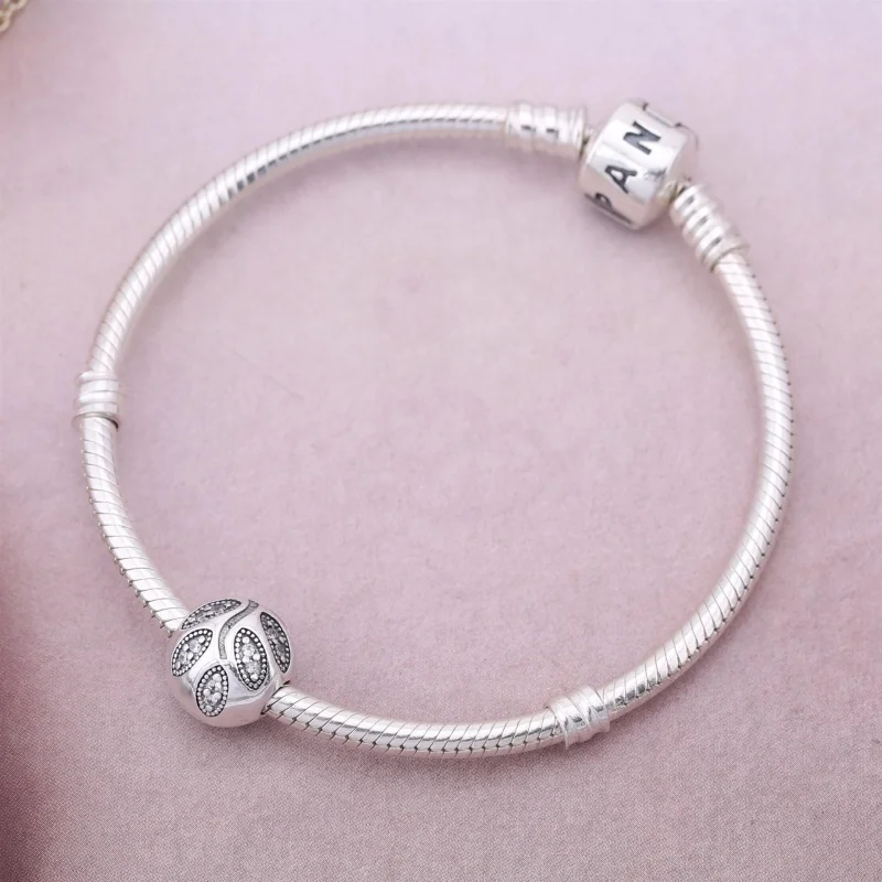 (imagem para) Clip PANDORA Delicada Folha Encantada - 791416CZ - Visualizar 2