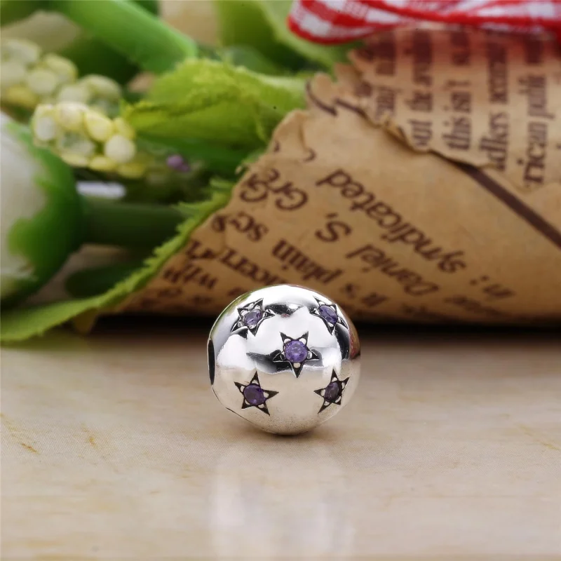 (imagem para) Clipe PANDORA de Prata Noite Estrelada - 791058CZ - Visualizar 3