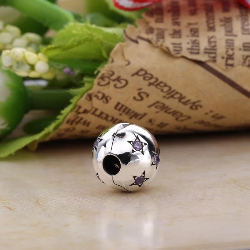 (imagem para) Clipe PANDORA de Prata Noite Estrelada - 791058CZ - Visualizar 4