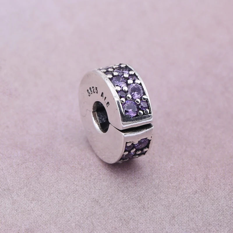 (imagem para) Clipe PANDORA Elegância Roxo - 791817CFP - Visualizar 2
