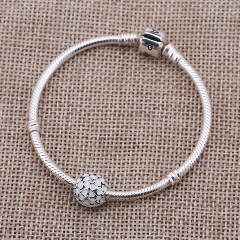 (imagem para) Clipe PANDORA Flor de Cerejeira - Flor da Mudança - 791826EN40 - Visualizar 7