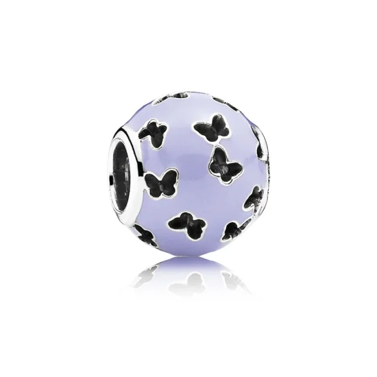 (imagem para) Conta PANDORA Borboletas Lilases - 791483EN66