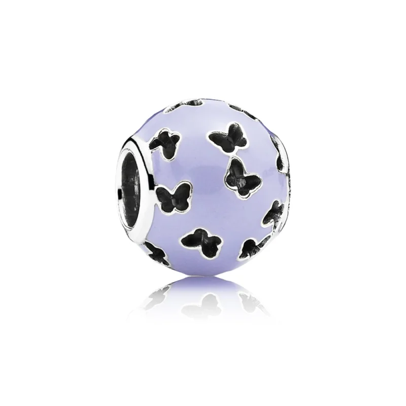 (imagem para) Conta PANDORA Borboletas Lilases - 791483EN66