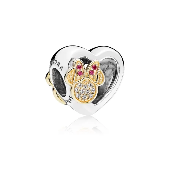 (imagem para) Conta PANDORA Disney Mickey & Minnie Love Icons - 796463CZ