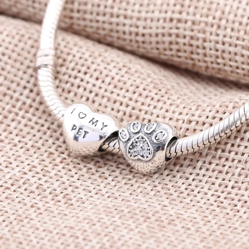 (imagem para) Conta PANDORA I Love My Pet - 791713CZ - Visualizar 2