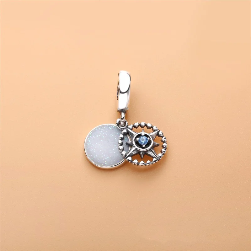 (imagem para) Pingente PANDORA Rosa dos Ventos - "Siga seus Sonhos" - Visualizar 3