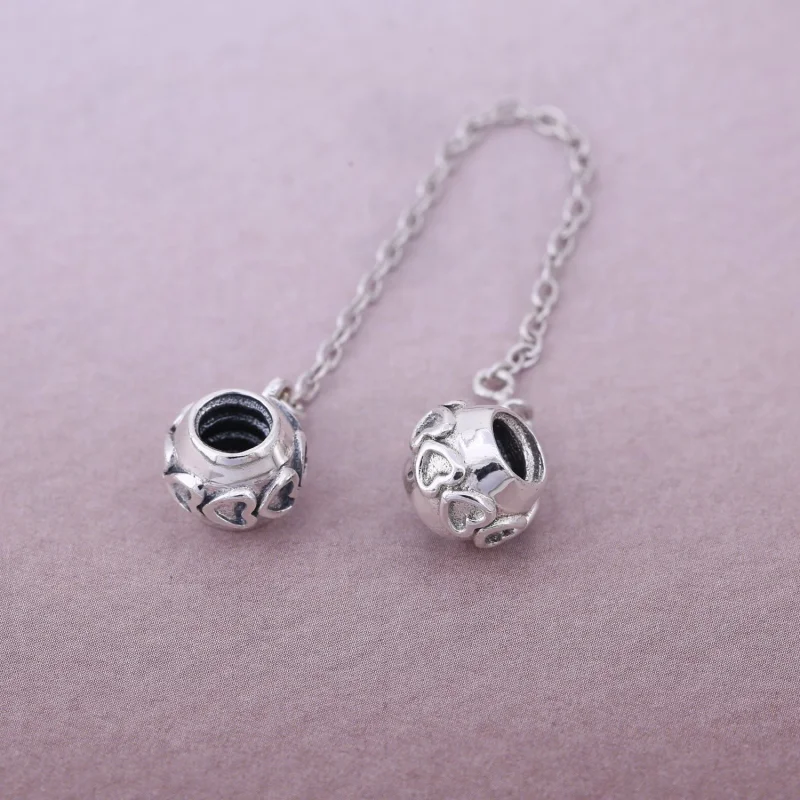 (imagem para) Hearts Corrente de segurança PANDORA de prata - 791088 - Visualizar 2