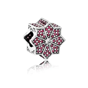 Limited Edition Poinsettia Charm PANDORA - 791989CZR - Contas (imagem para) Limited Edition Poinsettia Charm PANDORA - 791989CZR - Contas