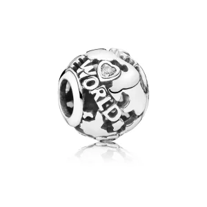(imagem para) Charm berloques PANDORA Mundo