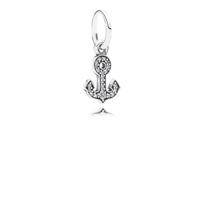 (imagem para) Charm PANDORA Brilhante Âncora do Mar - 791533CZ