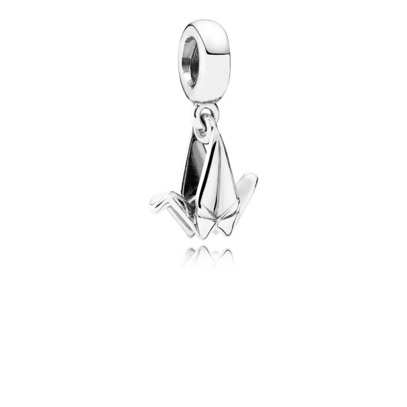 (imagem para) Pingente Pandora de prata Guindaste origami