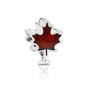 (imagem para) Charm PANDORA Amo o Canadá 