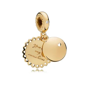 (imagem para) Pingente PANDORA Shine - "Você é meu raio de sol" - 767066EN158