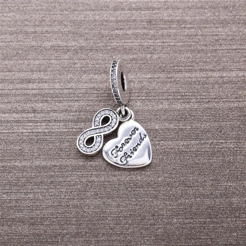(imagem para) Pingente PANDORA "Amigas para Sempre" - 791948CZ - Visualizar 2