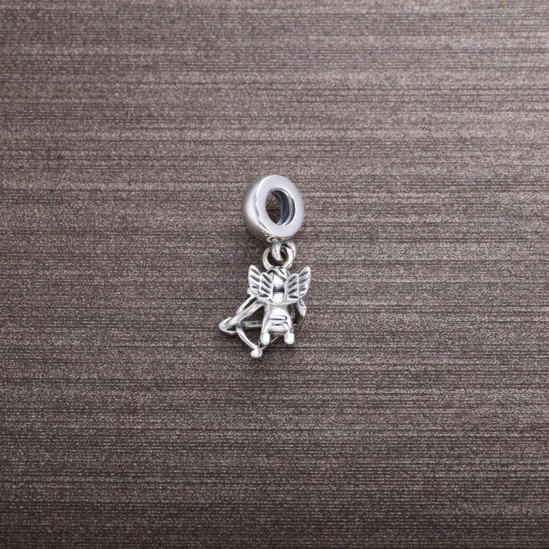 (imagem para) Charm PANDORA de Prata e Ouro Pendente Cupido - 791251 - Visualizar 3