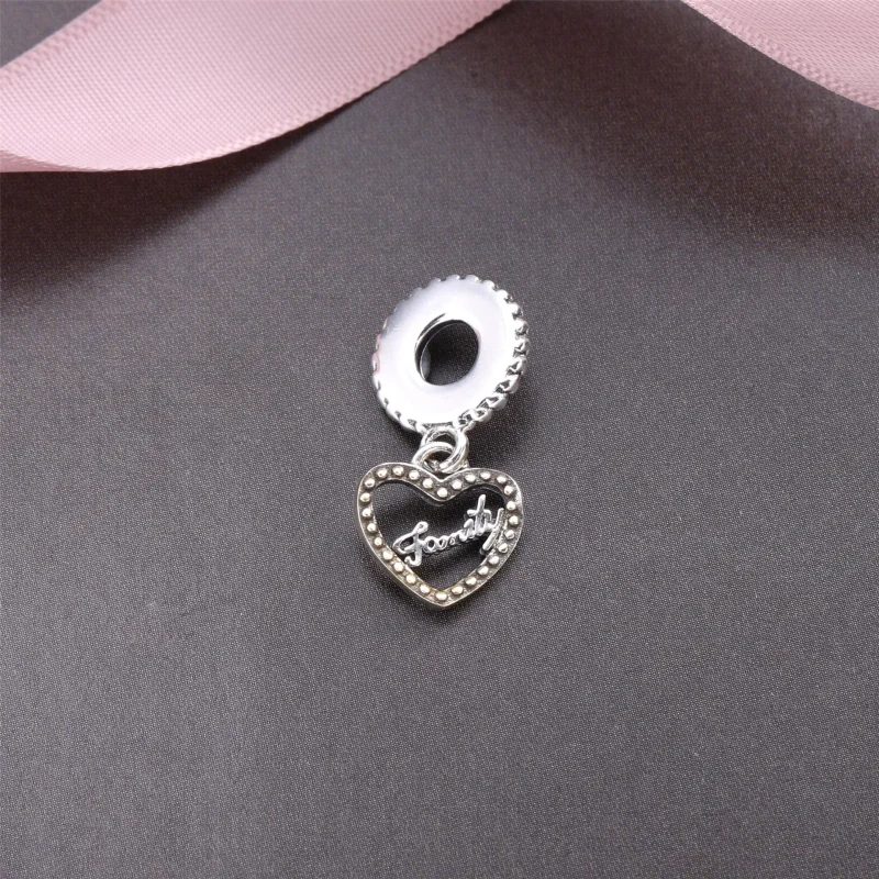 (imagem para) Pingente PANDORA Coração Familiar - 792011 - Visualizar 2