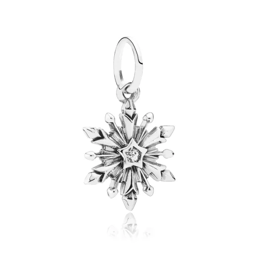 (imagem para) Pingente PANDORA Floco de Neve Frozen - 791564CZ