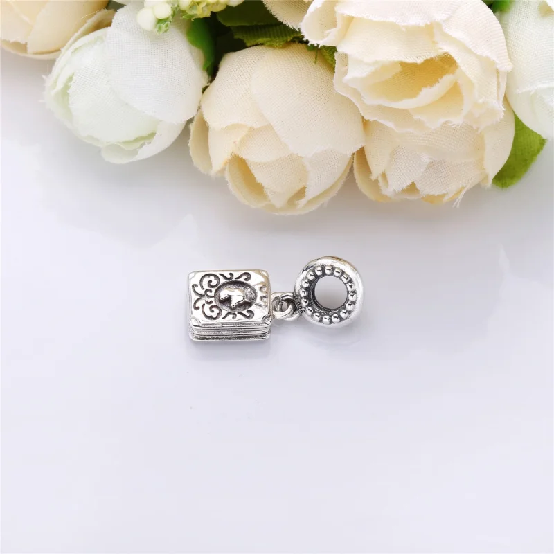 (imagem para) Pingente Pandora de prata Nosso livro de contos de fadas - Visualizar 3