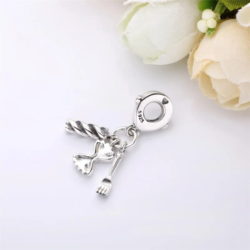 (imagem para) Pingente PANDORA Amo Macarronada - 797435 - Visualizar 3