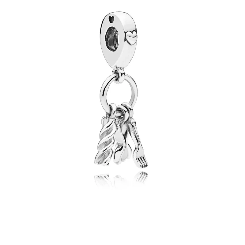 (imagem para) Pingente PANDORA Amo Macarronada - 797435