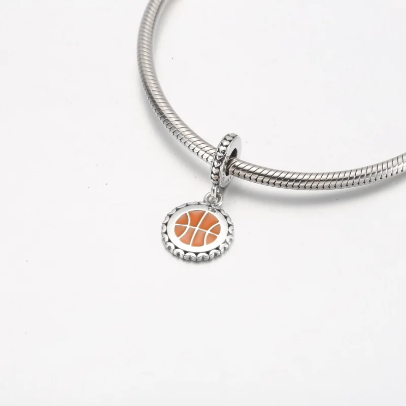 (imagem para) Pingente Pandora de prata Basquetebol - Visualizar 4