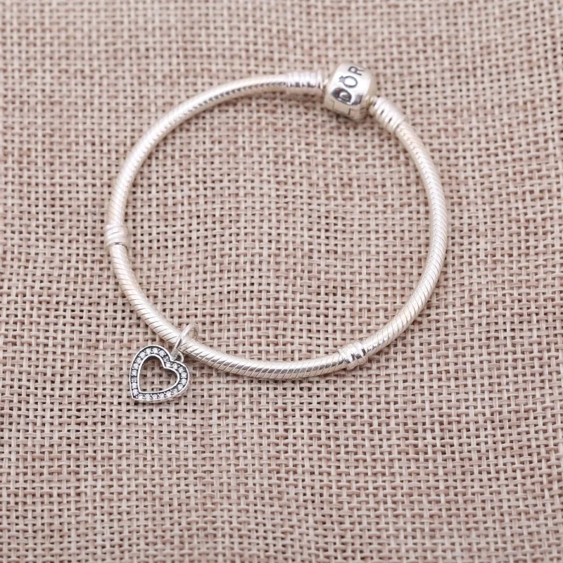 (imagem para) Pingente PANDORA de Prata Brilhante Coração - 791304CZ - Visualizar 2