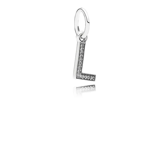 (imagem para) Pingente PANDORA de Prata Brilhante Letra L - 791324CZ