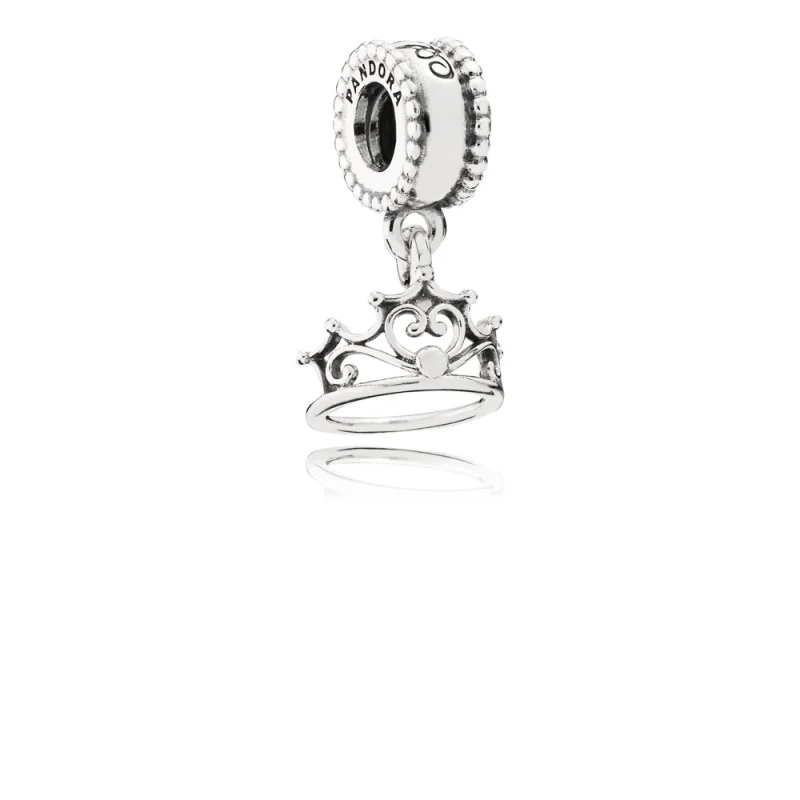 (imagem para) Pingente Pandora de prata Disney, Ariel Tiara