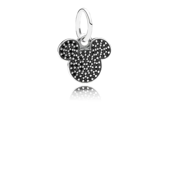 (imagem para) Pingente Pandora de prata Disney, Espumante Mickey Icon