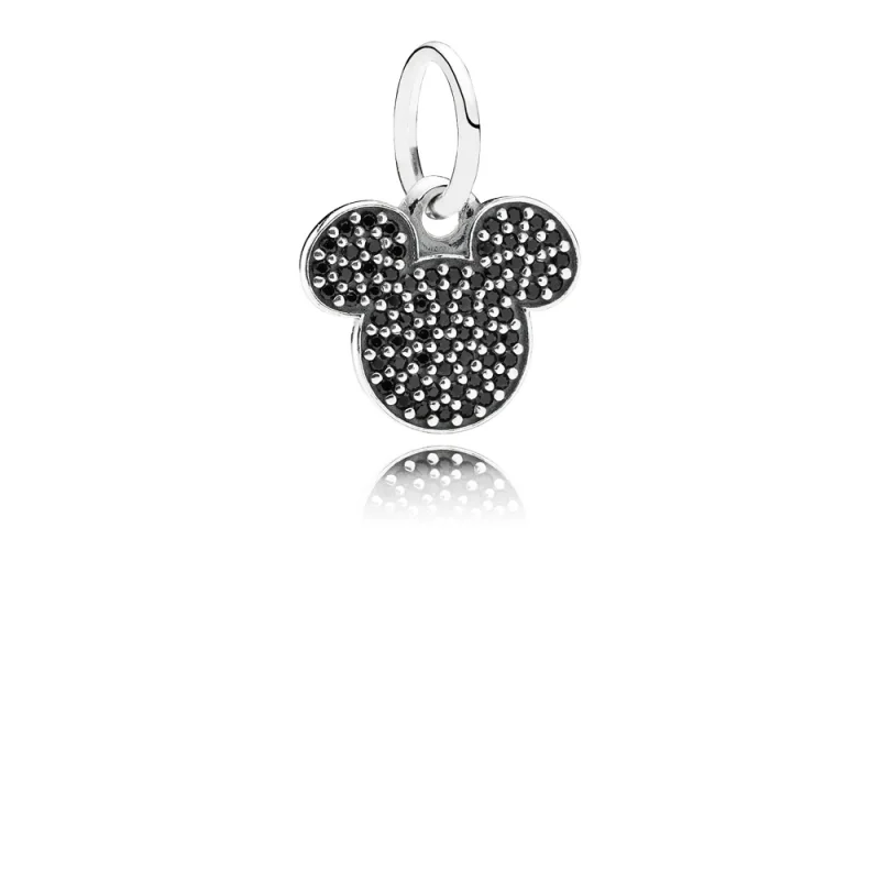 (imagem para) Pingente Pandora de prata Disney, Espumante Mickey Icon