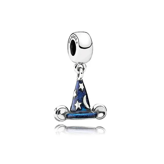 (imagem para) Pingente Pandora de prata Disney, Feiticeiro Mickey Hat
