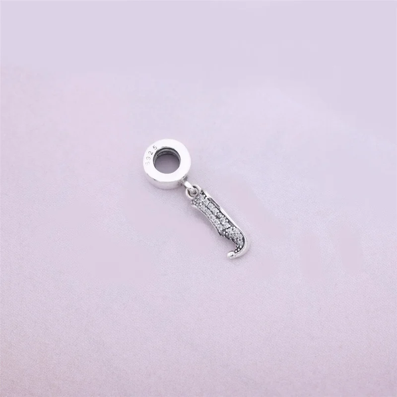 (imagem para) Pingente Pandora de prata Disney, Jasmine's Sparkling Slipper - Visualizar 2