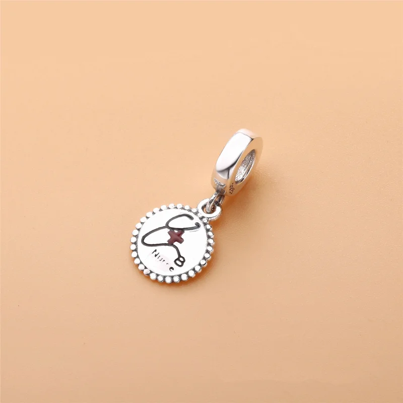 (imagem para) Pingente Pandora de prata Enfermeira - Visualizar 2