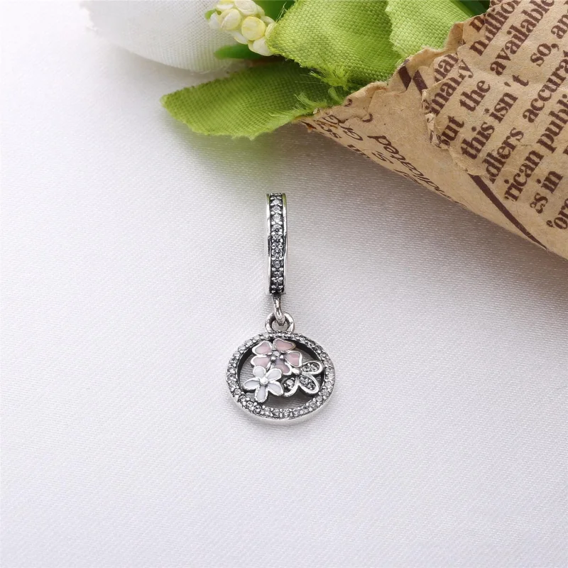 (imagem para) Pingente Pandora de prata Flores poéticas - Visualizar 2