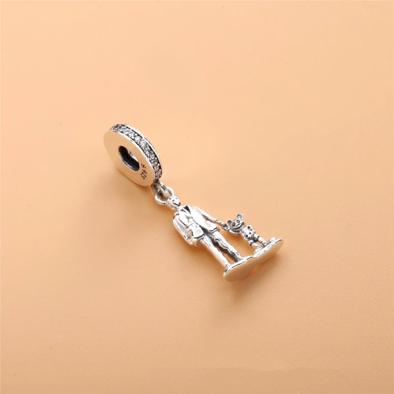 (imagem para) Pingente Pandora de prata Walt Disney e Mickey Mouse - Visualizar 3