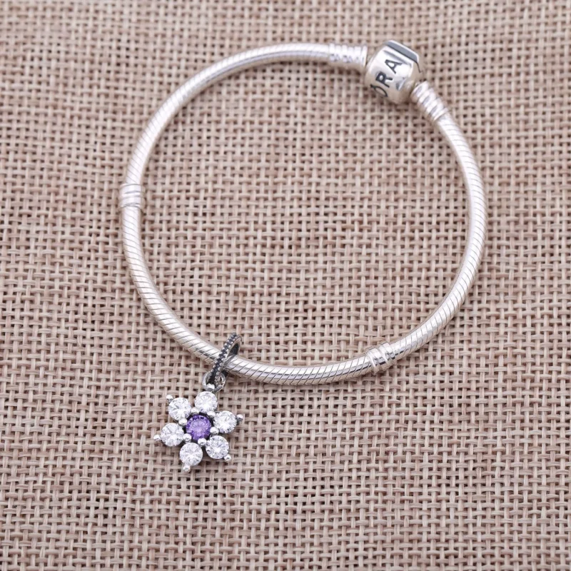 (imagem para) Pingente PANDORA Forget-me-Not Flor da Recordação - 791833ACZ - Visualizar 2