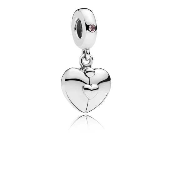 (imagem para) Pingente PANDORA Guardado no Coração - 797615EN130