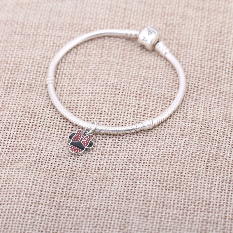 (imagem para) Pingente PANDORA Minnie - 791460ENMX - Visualizar 2